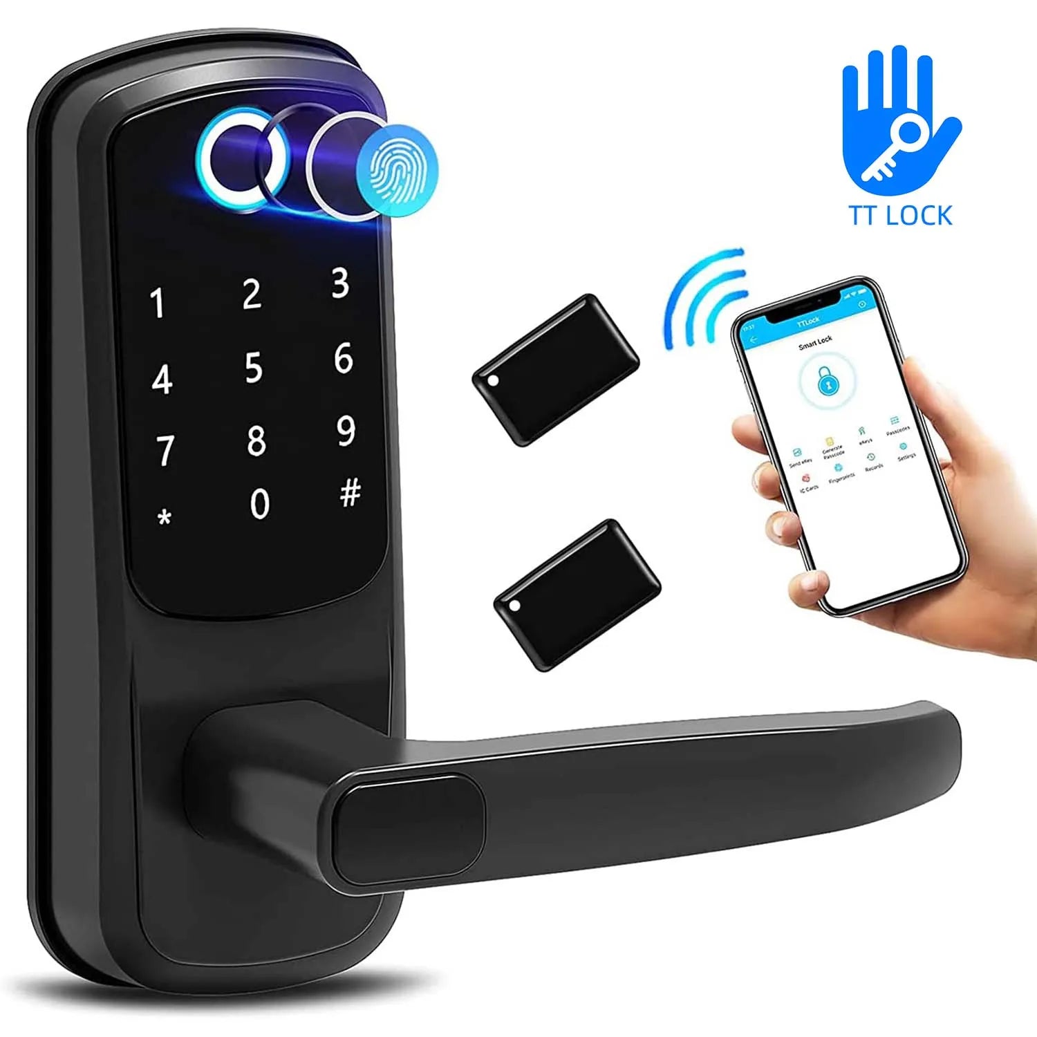 Smart 5-in-1 Biometric Door Lock