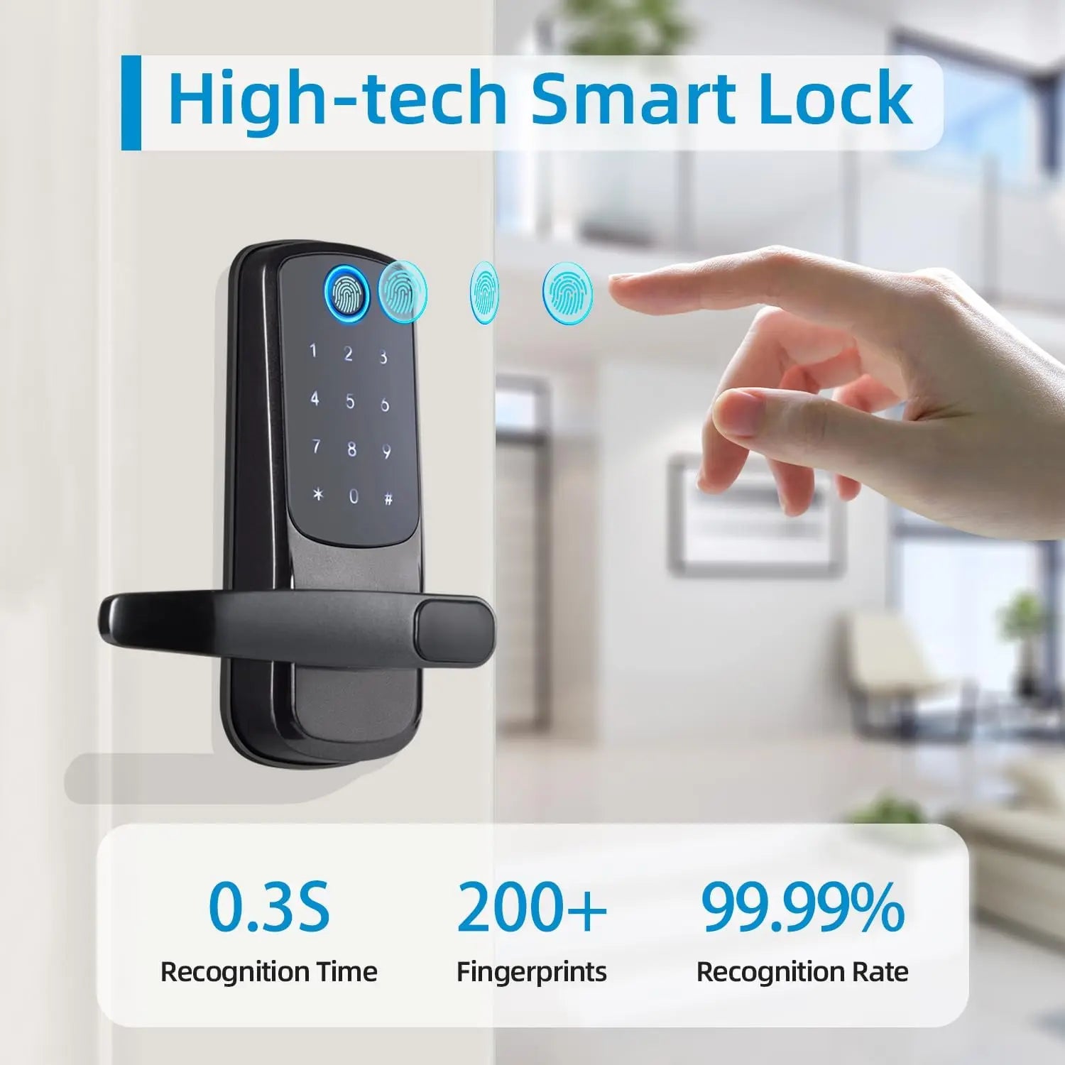 Smart 5-in-1 Biometric Door Lock